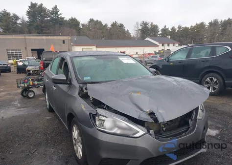 2019 Nissan Sentra Sv z USA, uszkodzony, nr VIN 3N1AB7AP7KY318230